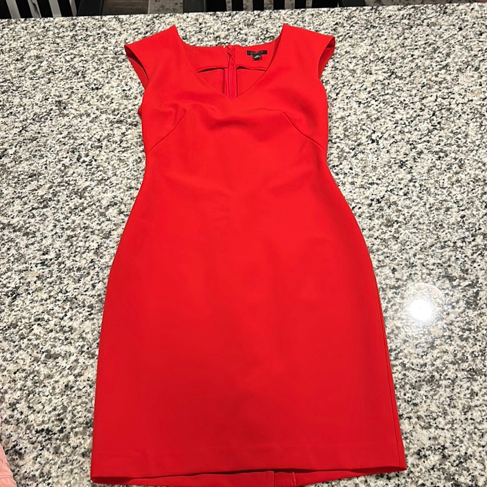 Red Ann Taylor Dress